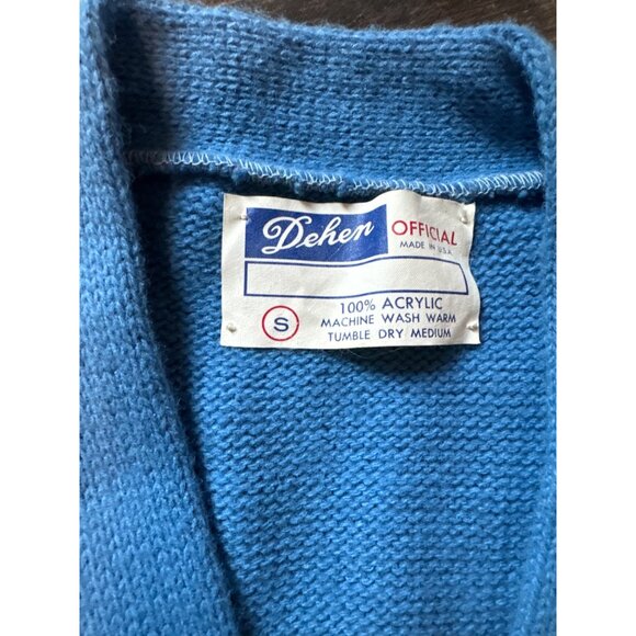 2 Pc Dehen Vintage Cheerleader Skirt & Sweater Vest Sz 10 Small - Picture 4 of 5